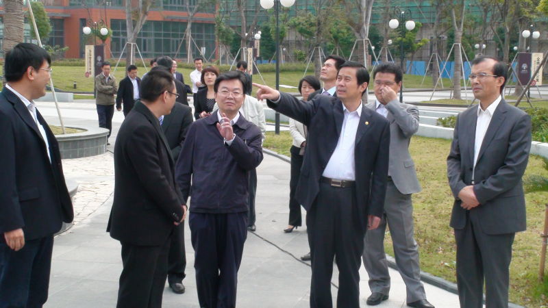 江苏省副省长史和平视察莱茵城市广场